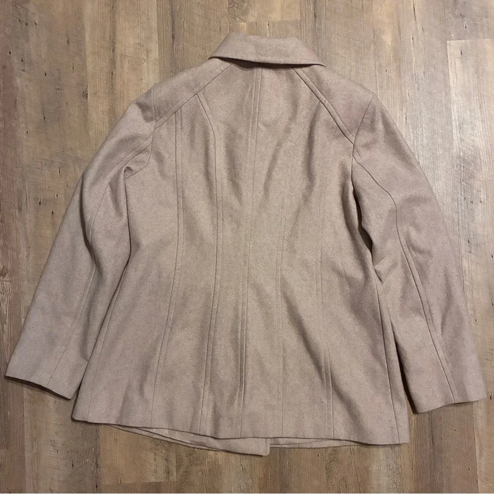 London Fog Women's Beige-Tan Wool-Blend Coat